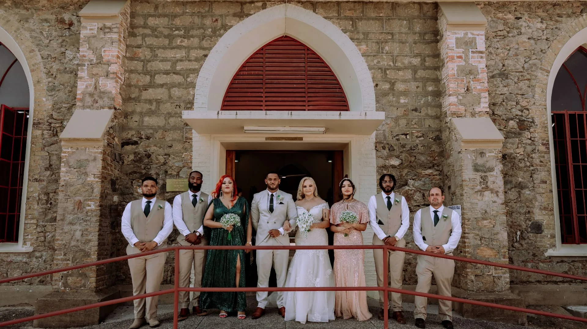 Whitney & Nicholas — The bridal party