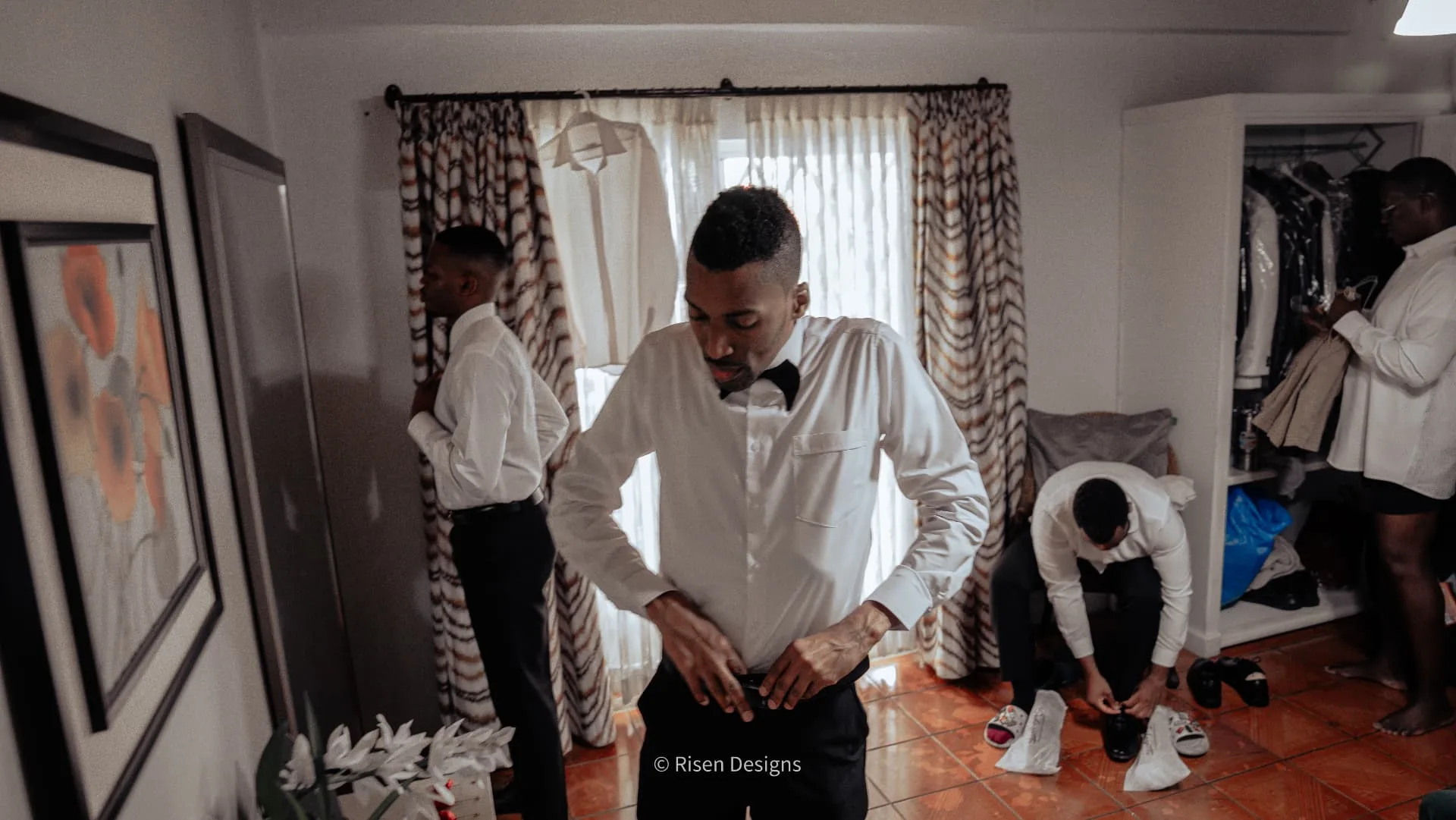 Cydni & Kolin — The groom and his men