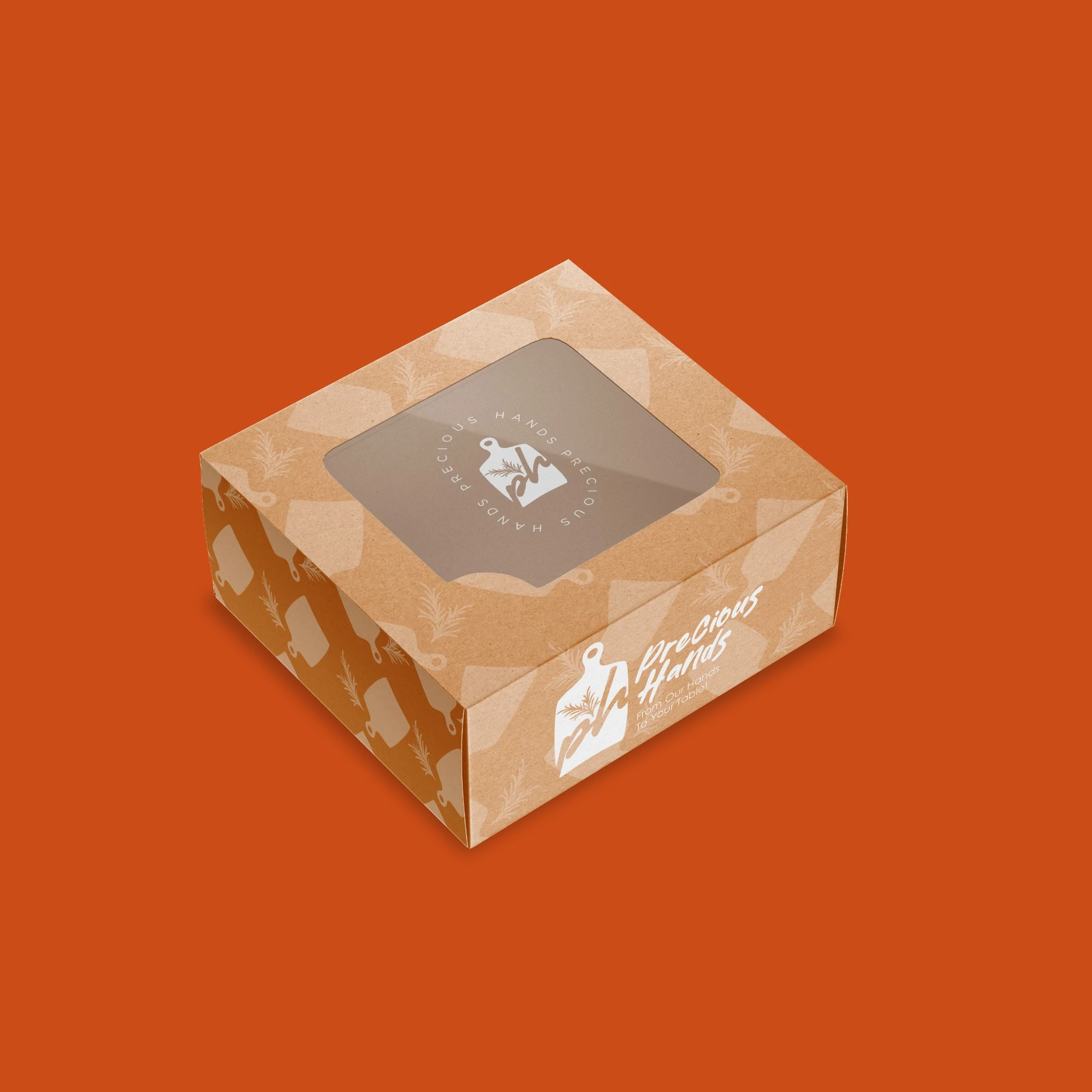 Precious Hands — Food box packaging