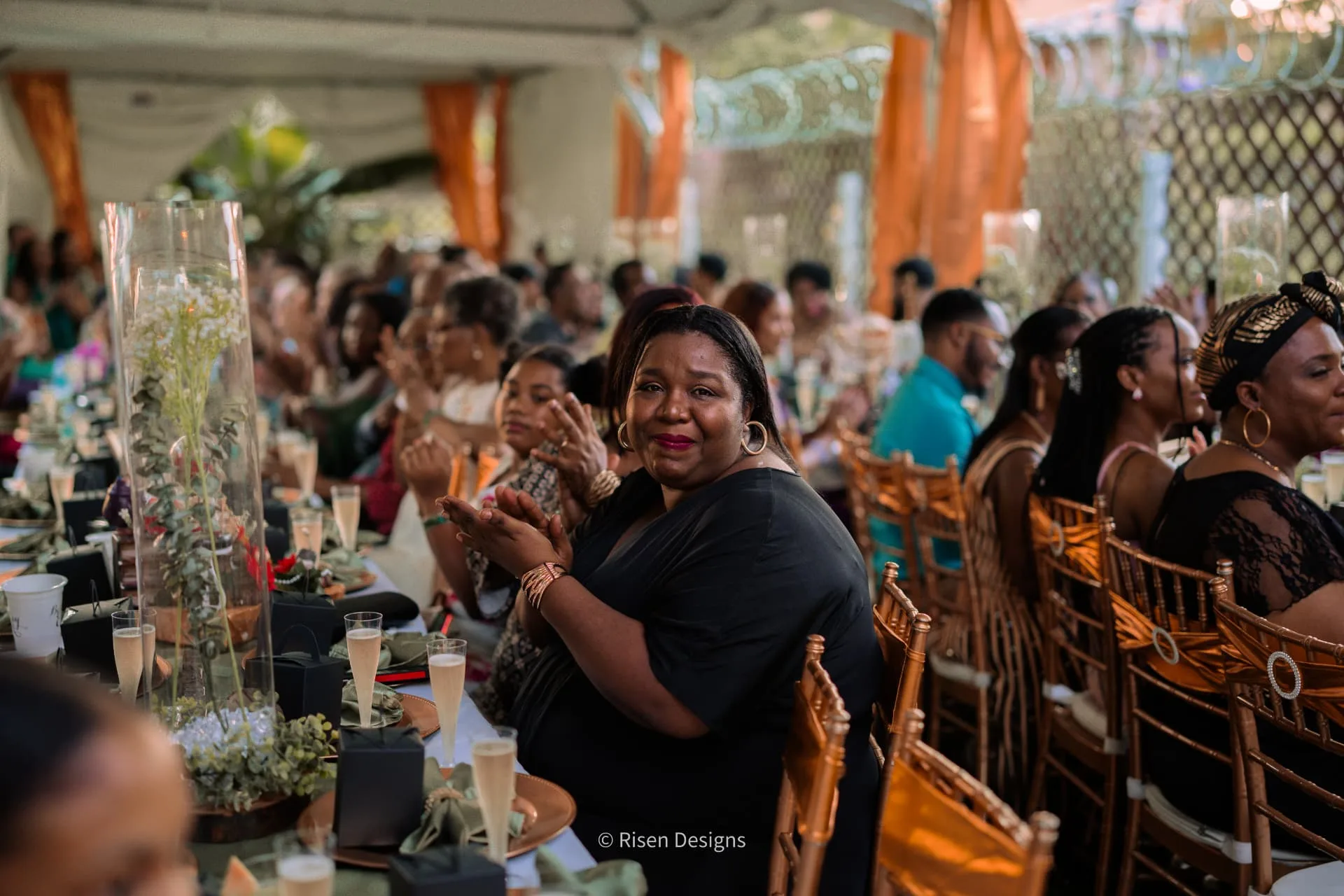 Whitney & Nicholas — Applause from the tables