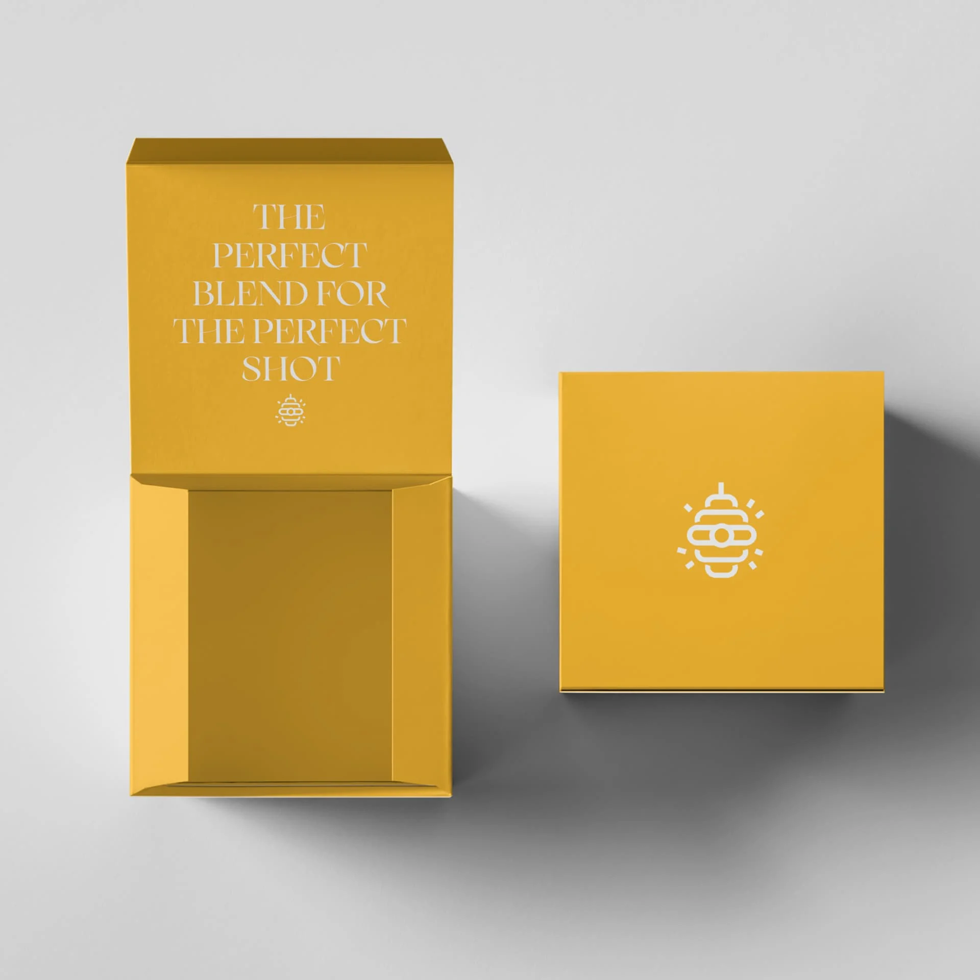 Honey Mixers — Inner lid message — the perfect blend for the perfect shot