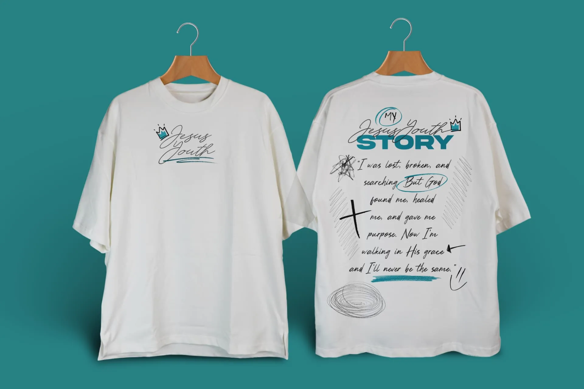 Uncommon 5: The Story — My Jesus Youth Story — tee, white