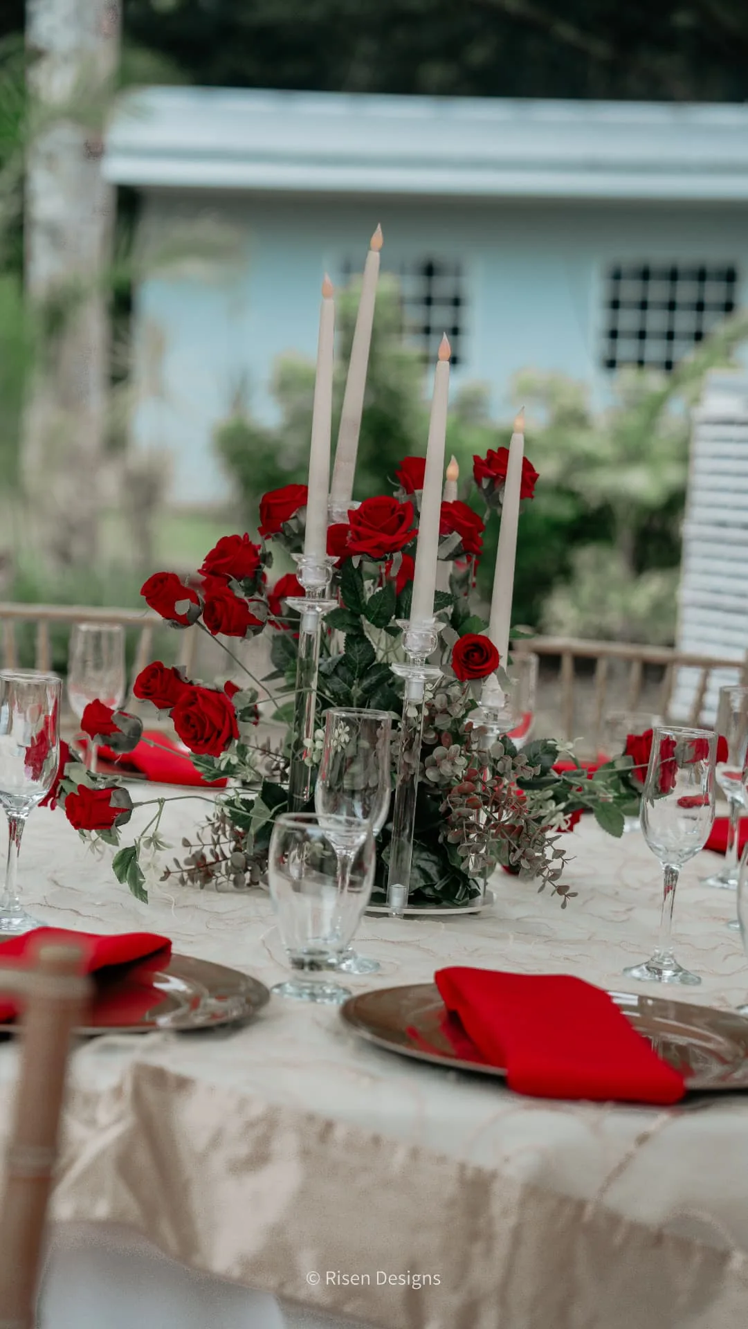Cydni & Kolin — Candles and roses