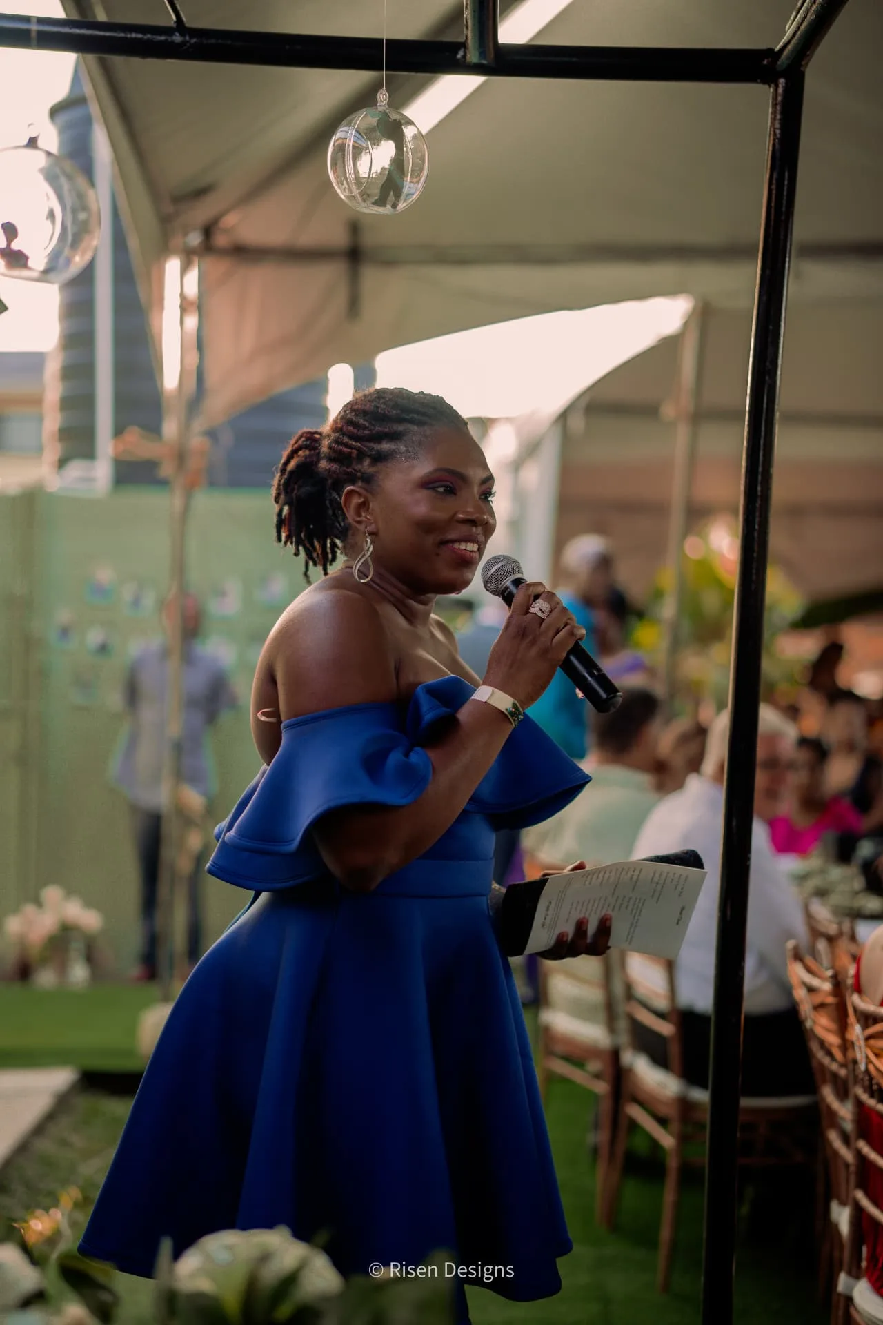 Whitney & Nicholas — Speeches under the tent