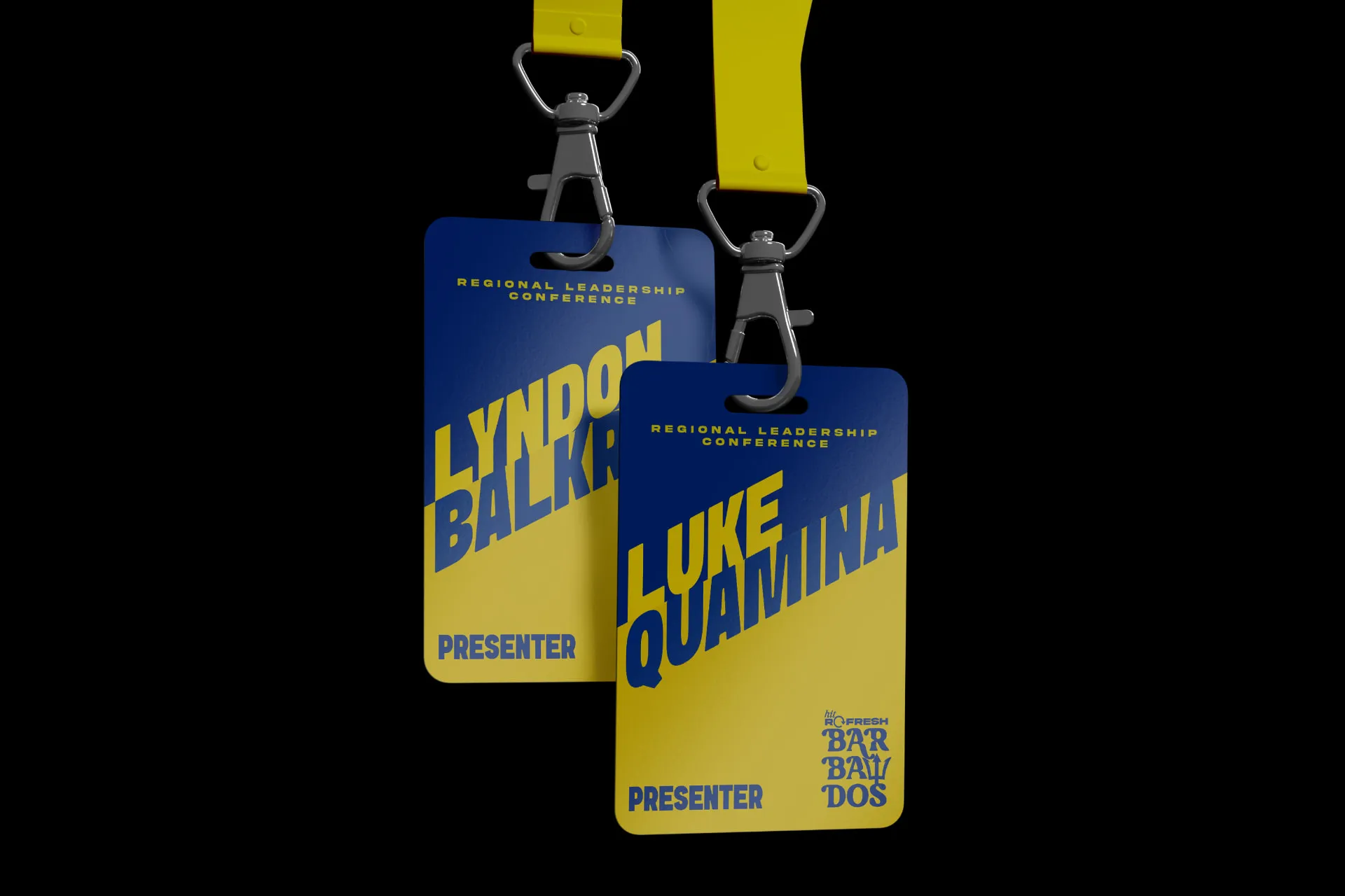 Hit Refresh Barbados — Presenter credentials & lanyards