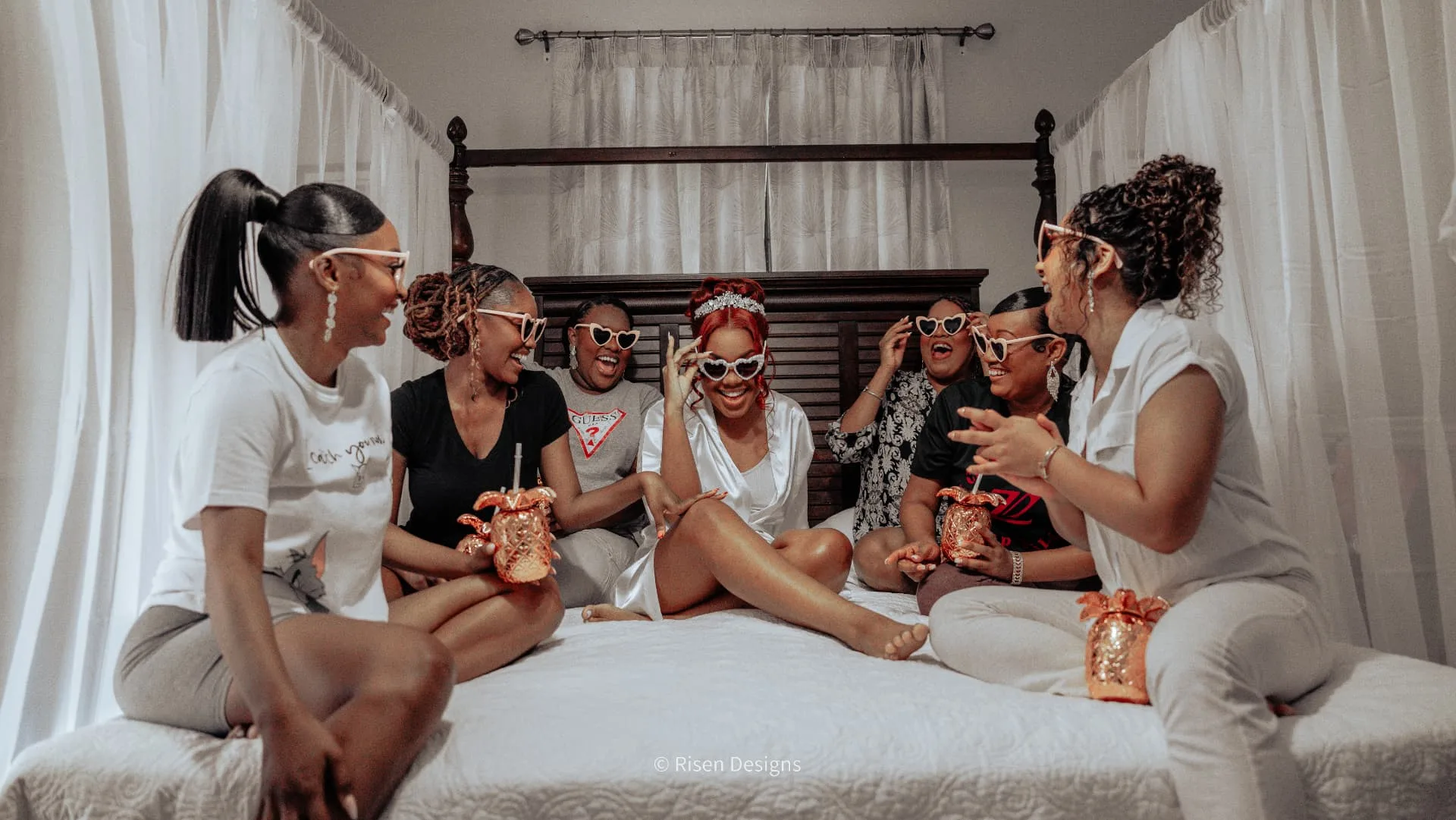 Cydni & Kolin — Getting ready with the girls