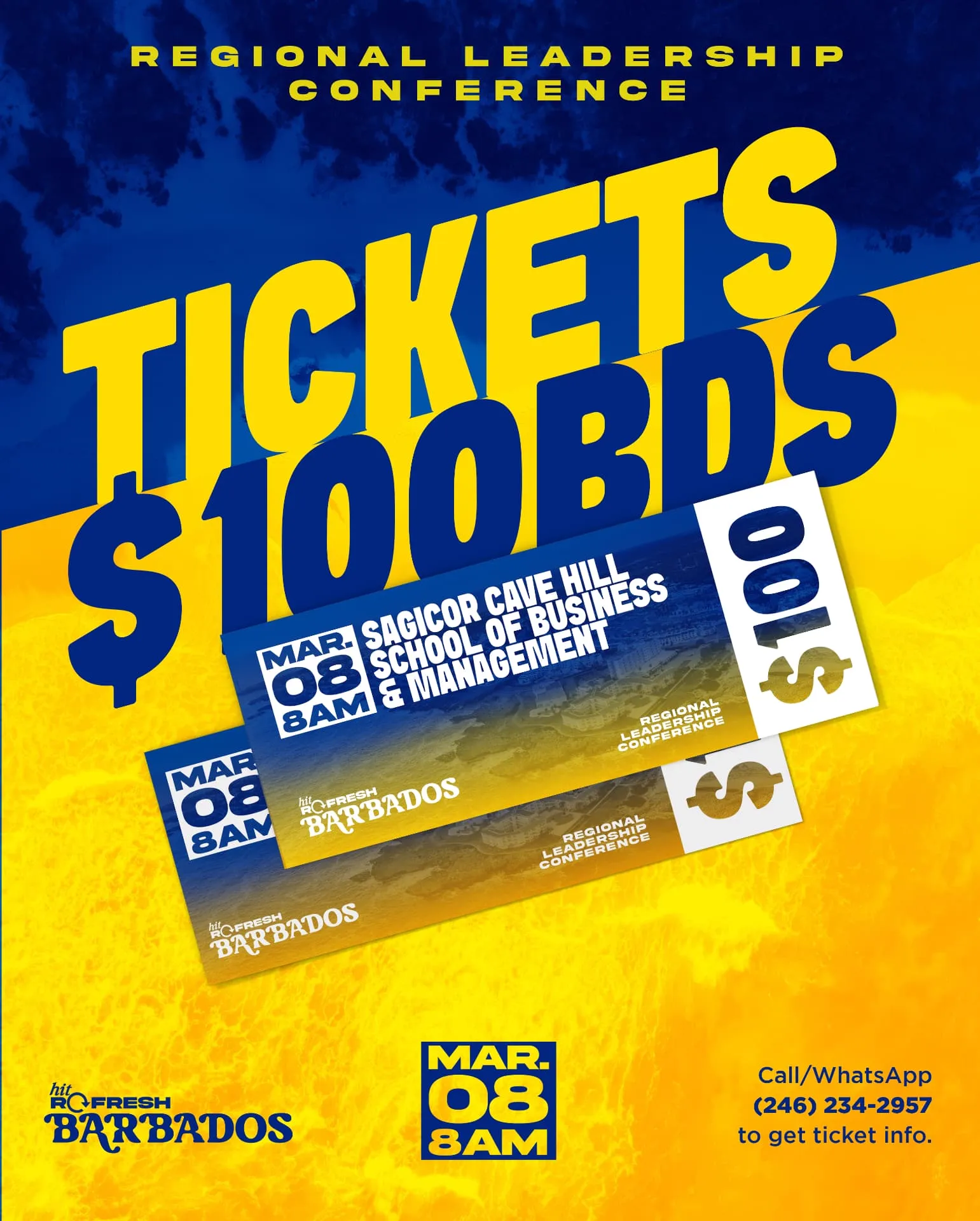 Hit Refresh Barbados — Ticket sales announcement