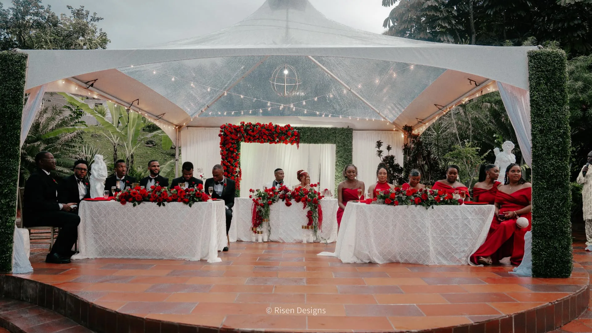 Cydni & Kolin — The head table