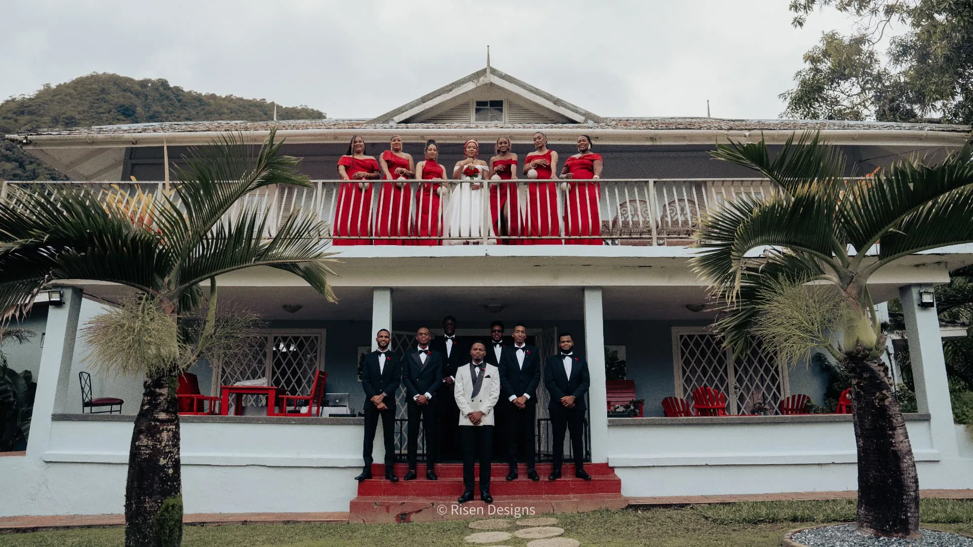 Cydni & Kolin — The wedding party