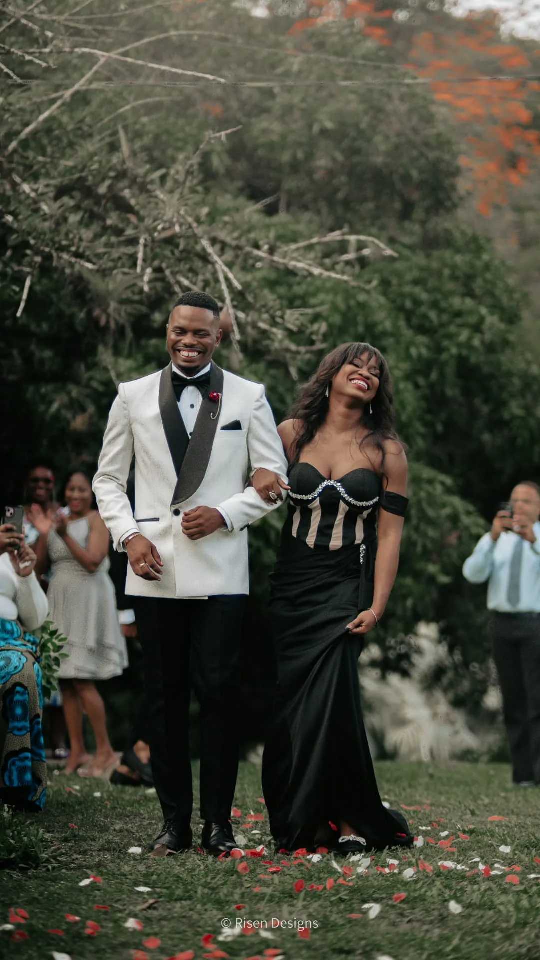 Cydni & Kolin — Down the aisle, together