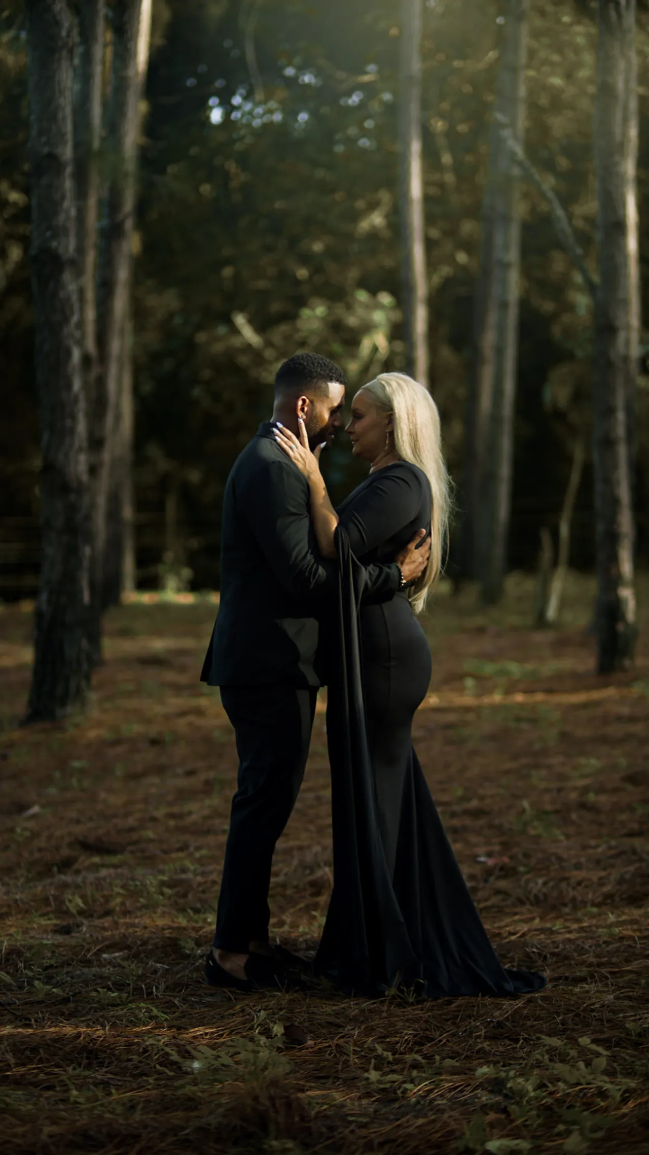 Whitney & Nicholas — Engagement — among the pines