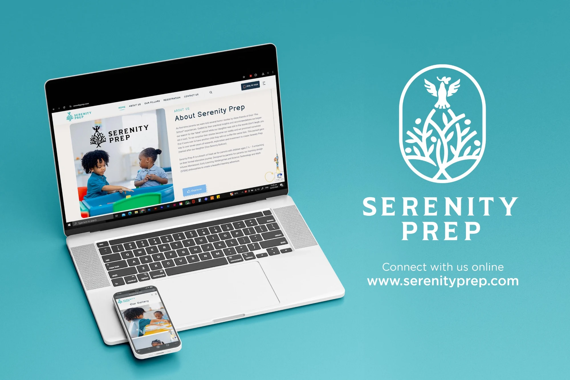 Serenity Prep — Website & device experience