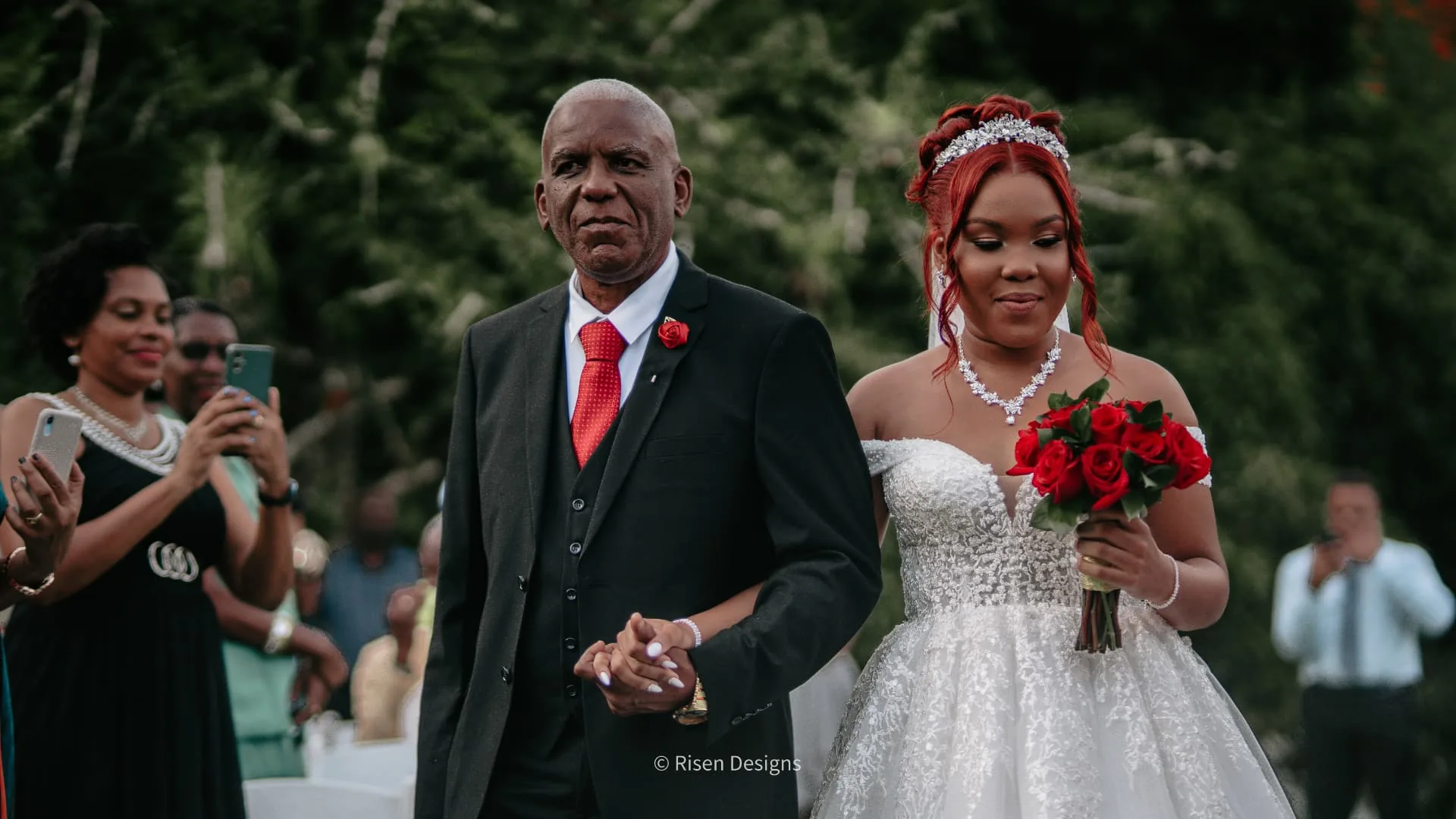 Cydni & Kolin — The walk down the aisle