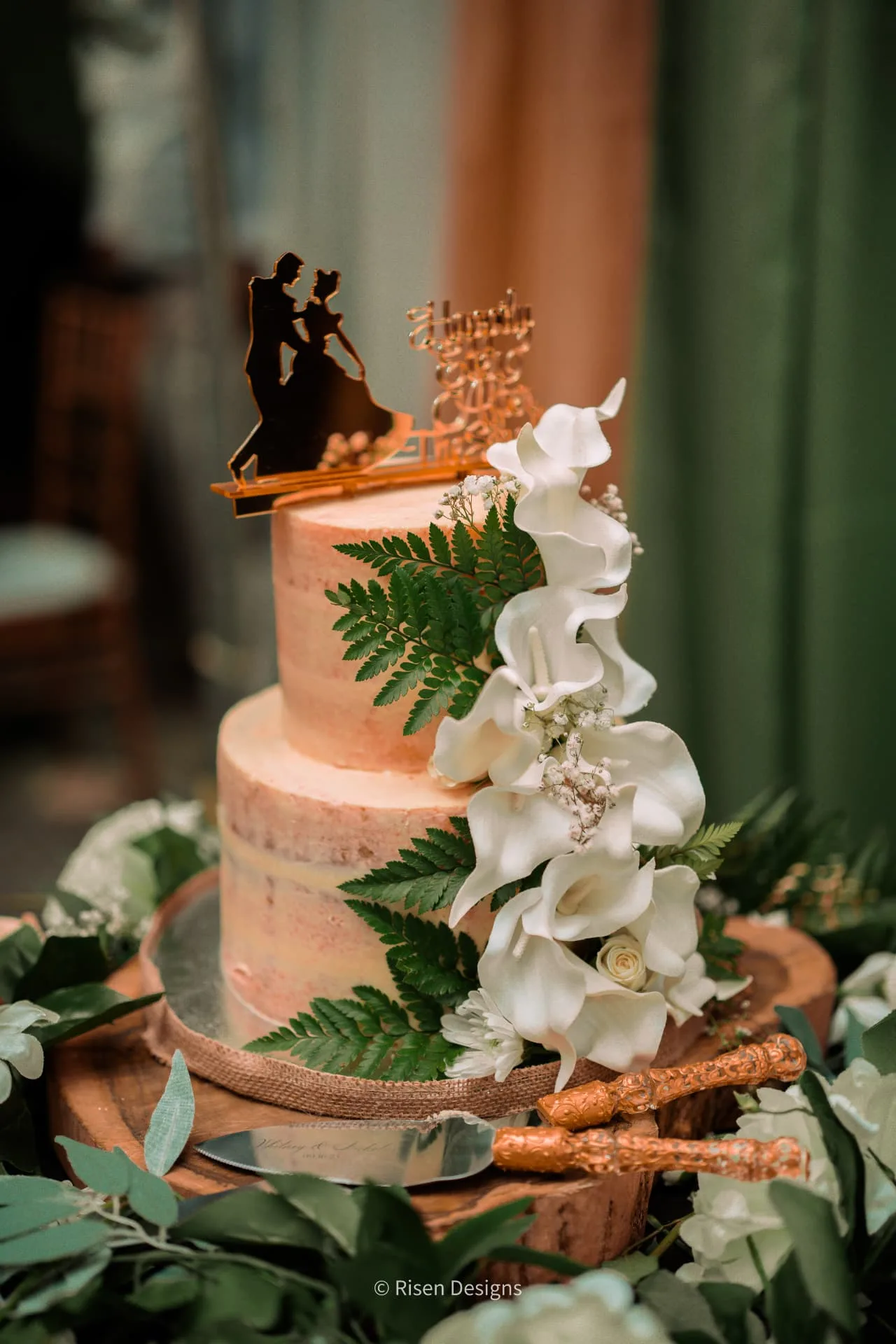 Whitney & Nicholas — The cake in detail