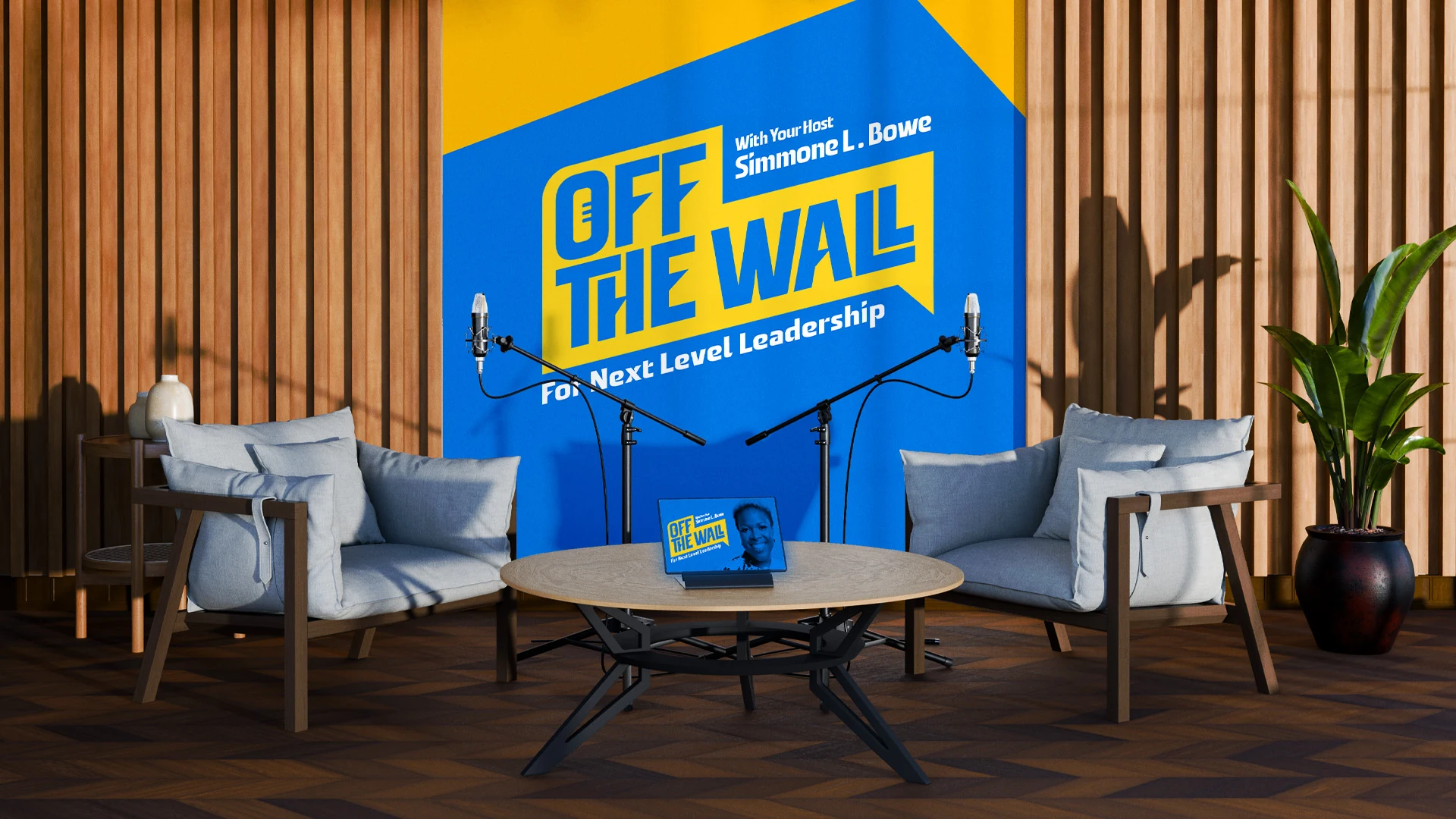 Off The Wall — Studio set & on-air branding