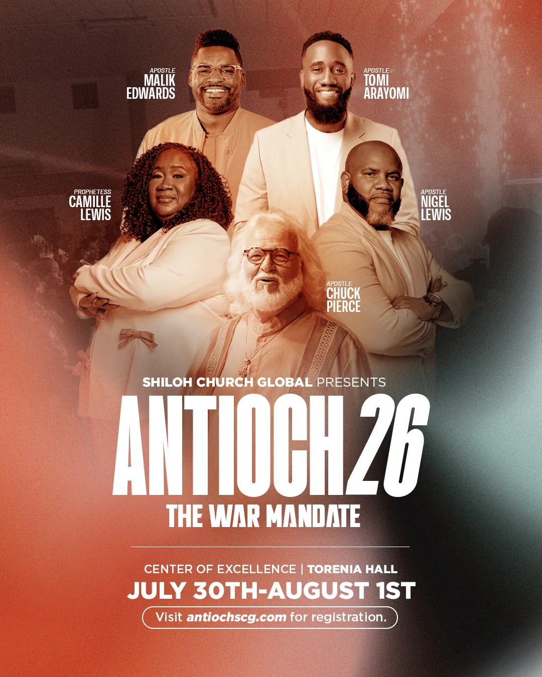 Antioch 26 — The War Mandate — Shiloh Church Global — Center of Excellence, Torenia Hall
