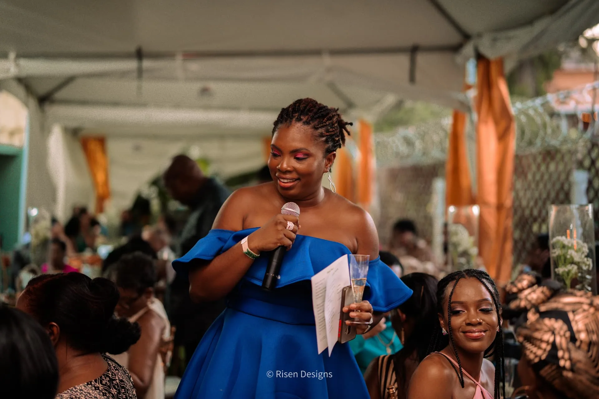 Whitney & Nicholas — A toast from the floor