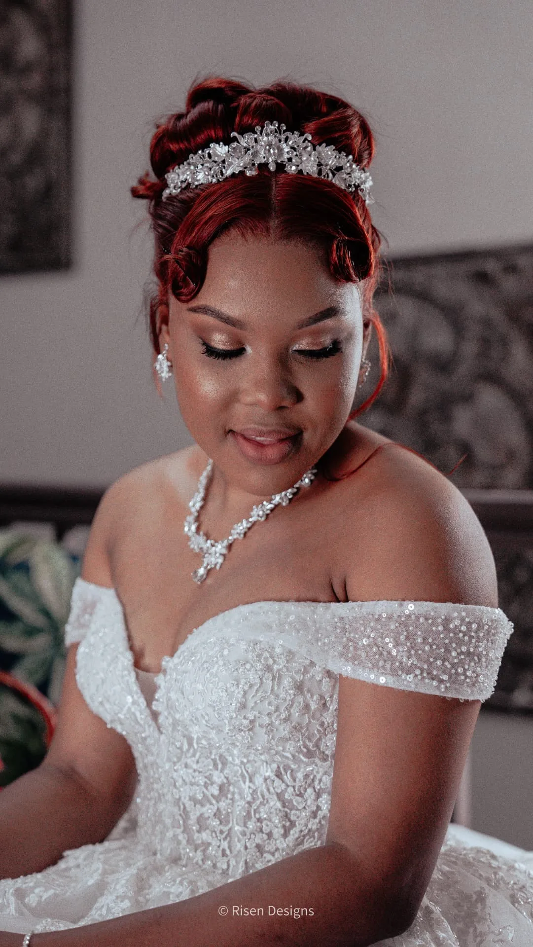 Cydni & Kolin — The bride, dressed