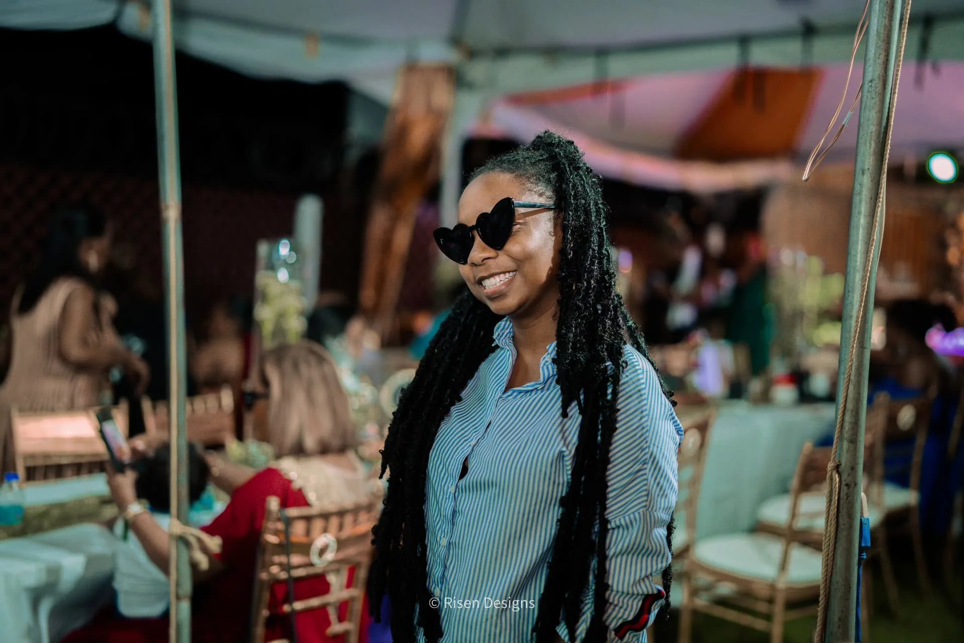 Whitney & Nicholas — All smiles under the tent