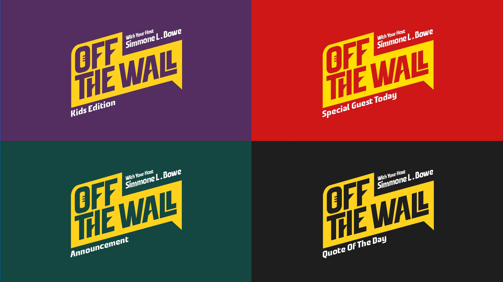Off The Wall — Content system