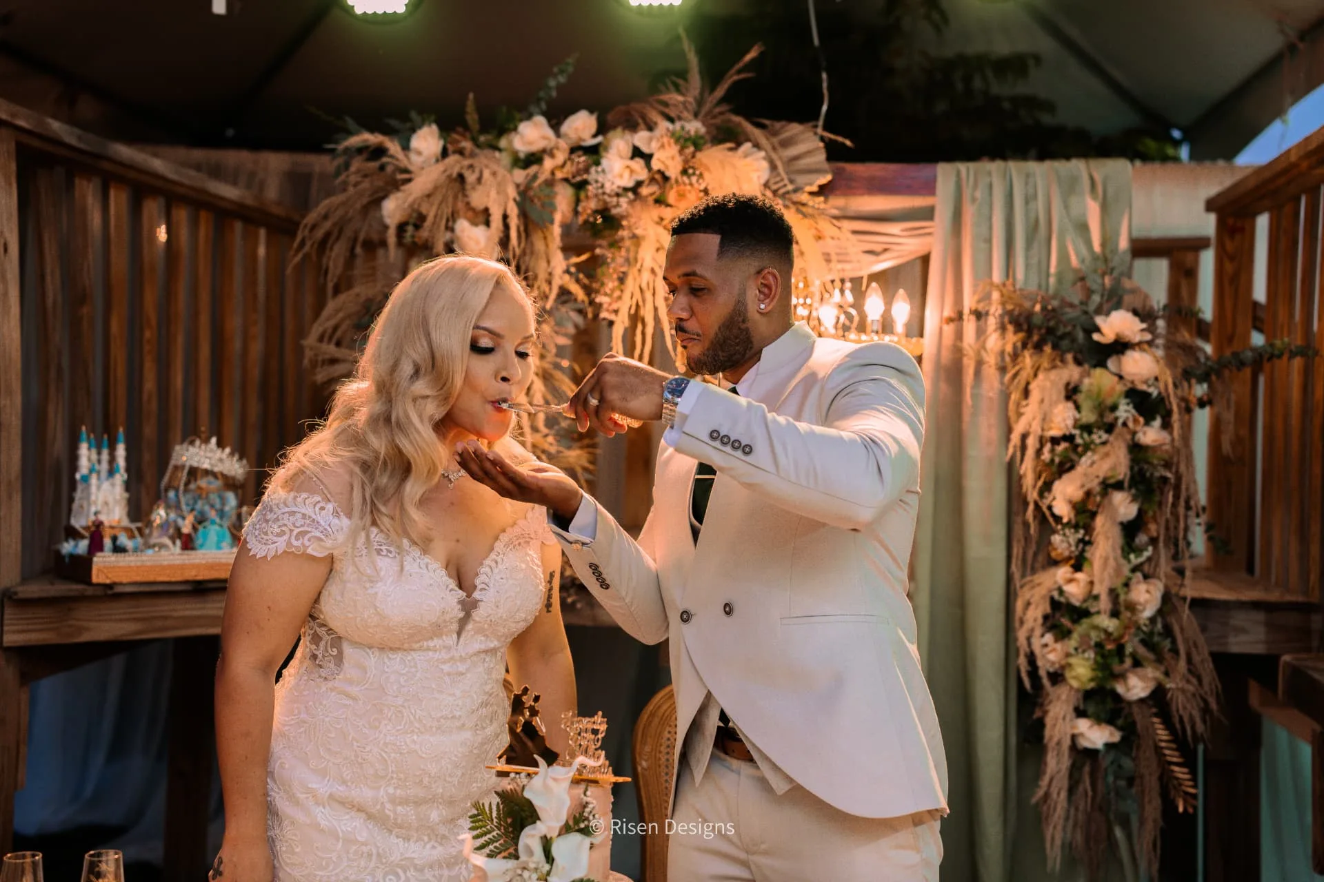 Whitney & Nicholas — The first taste