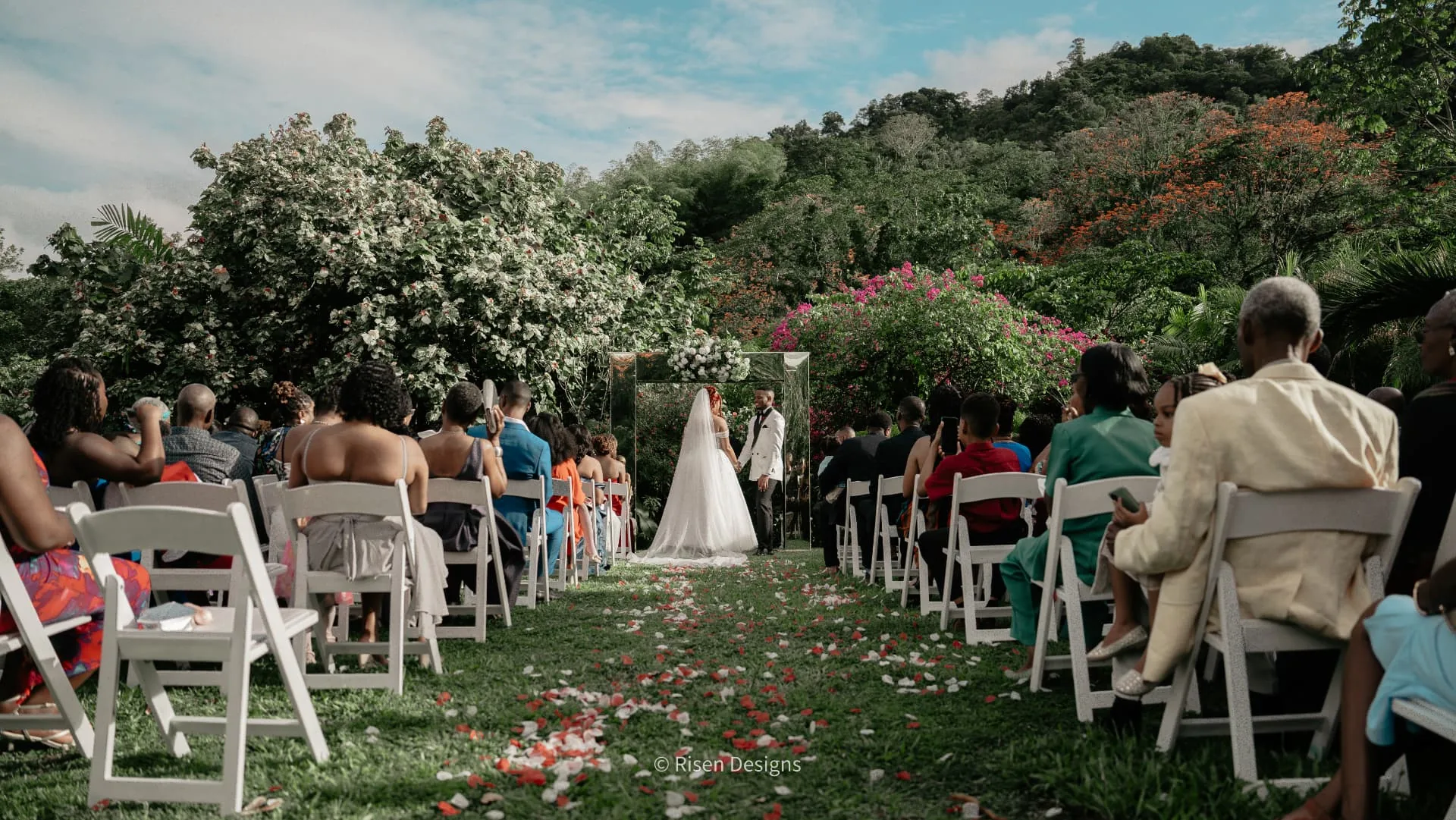Cydni & Kolin — Vows in the garden