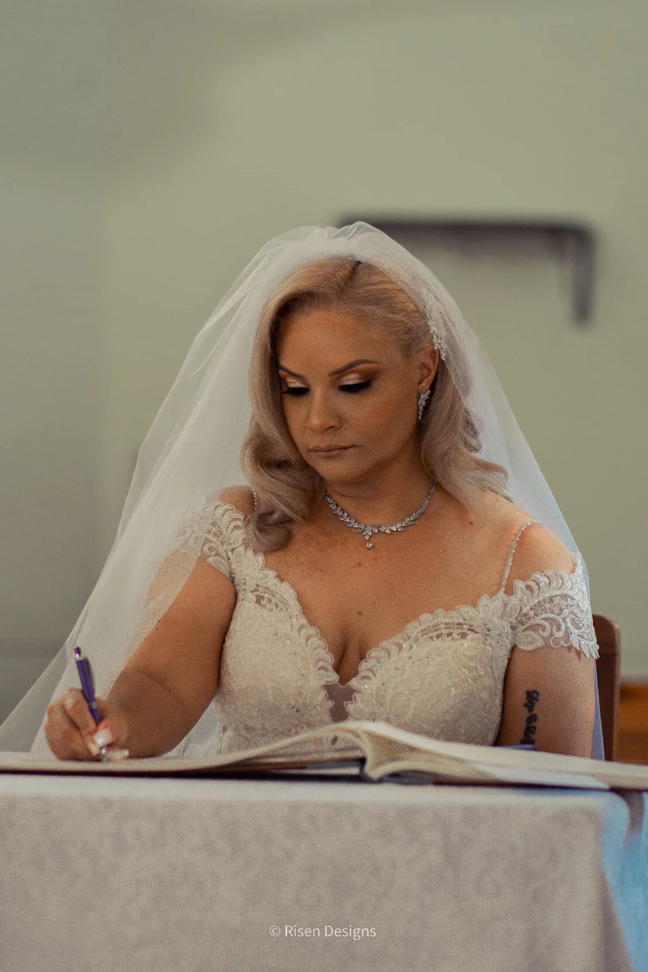 Whitney & Nicholas — Signing the register