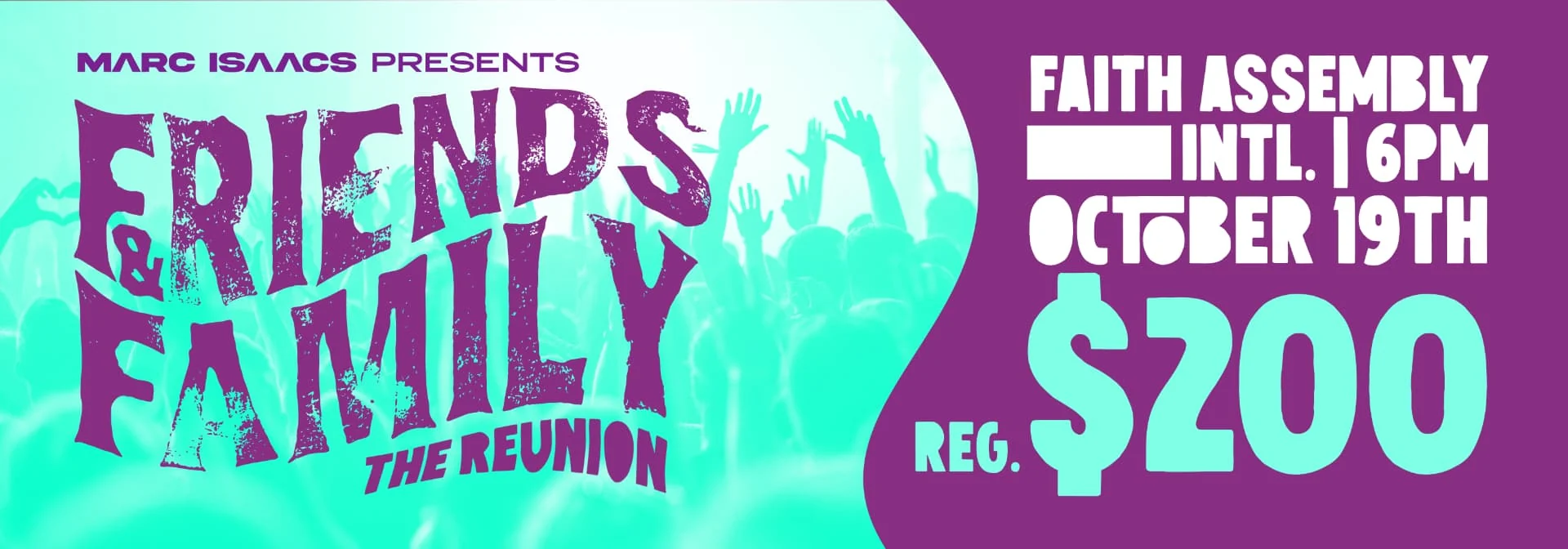 Friends & Family — Regular ticket design