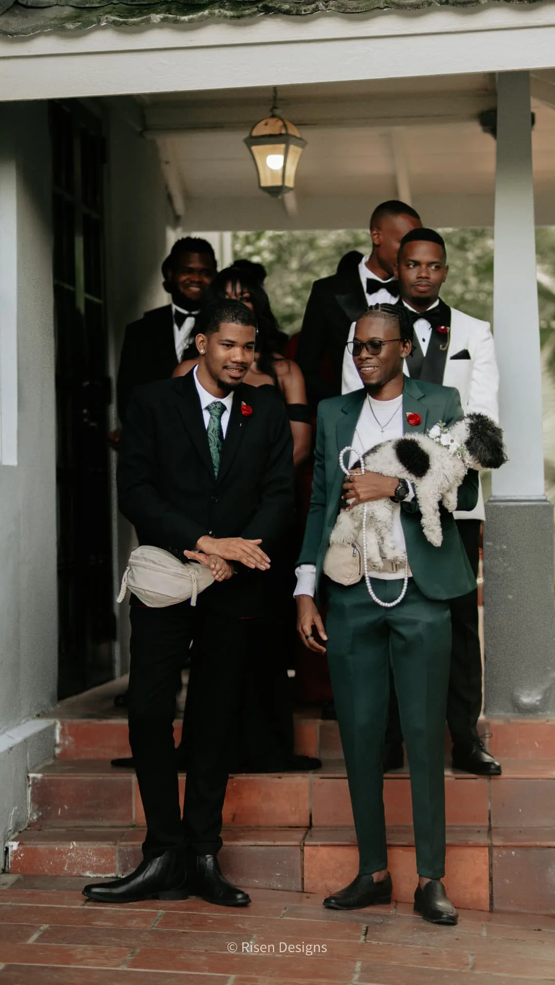 Cydni & Kolin — The ring bearer arrives