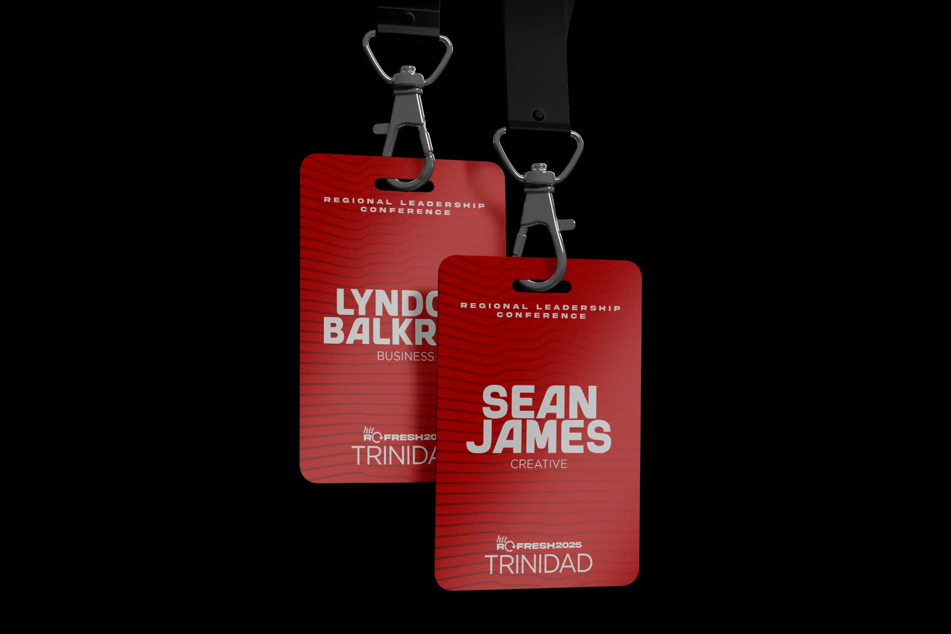 Hit Refresh Trinidad — Delegate name tags & lanyards