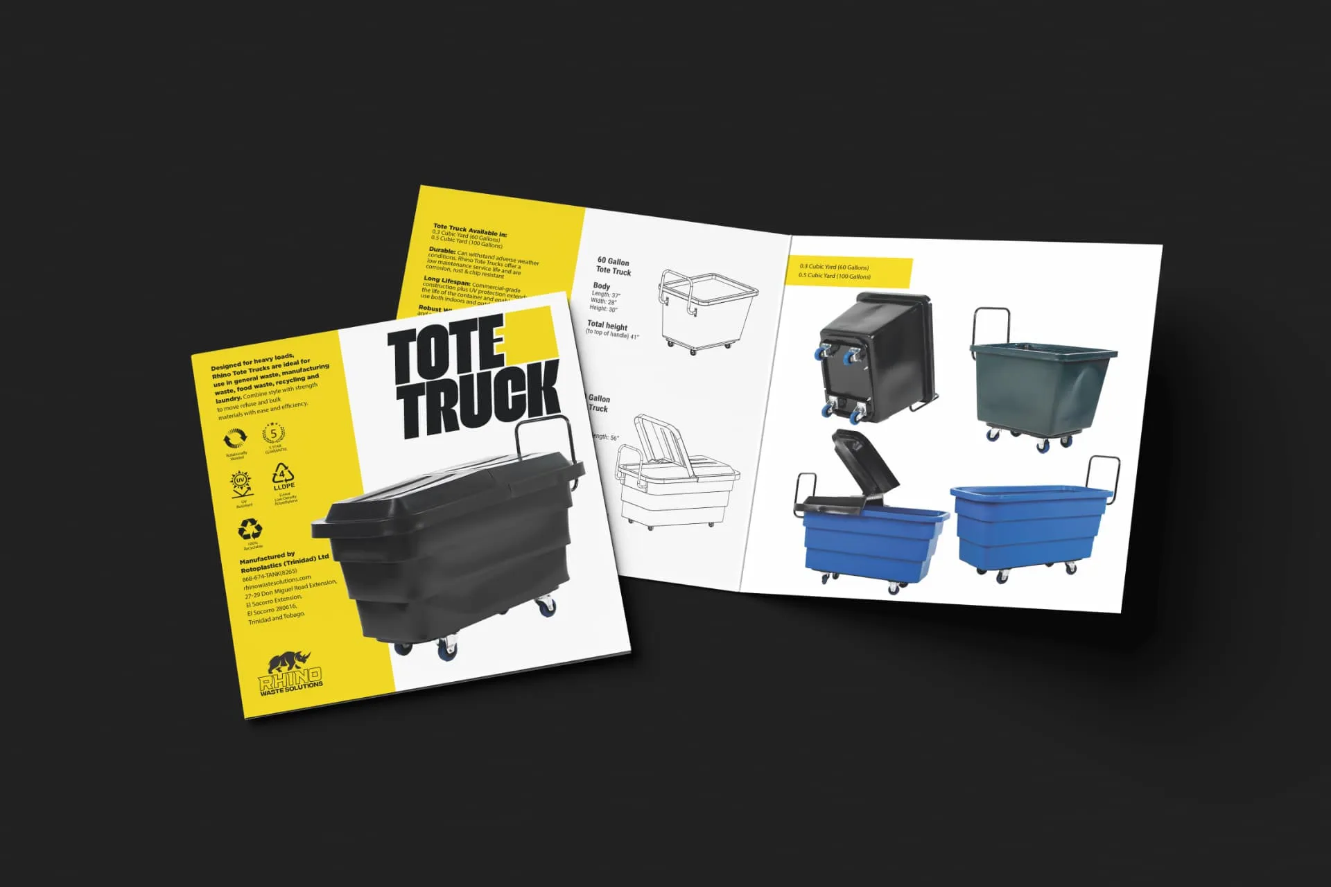 Rhino Waste Solutions — Tote Truck — product brochure