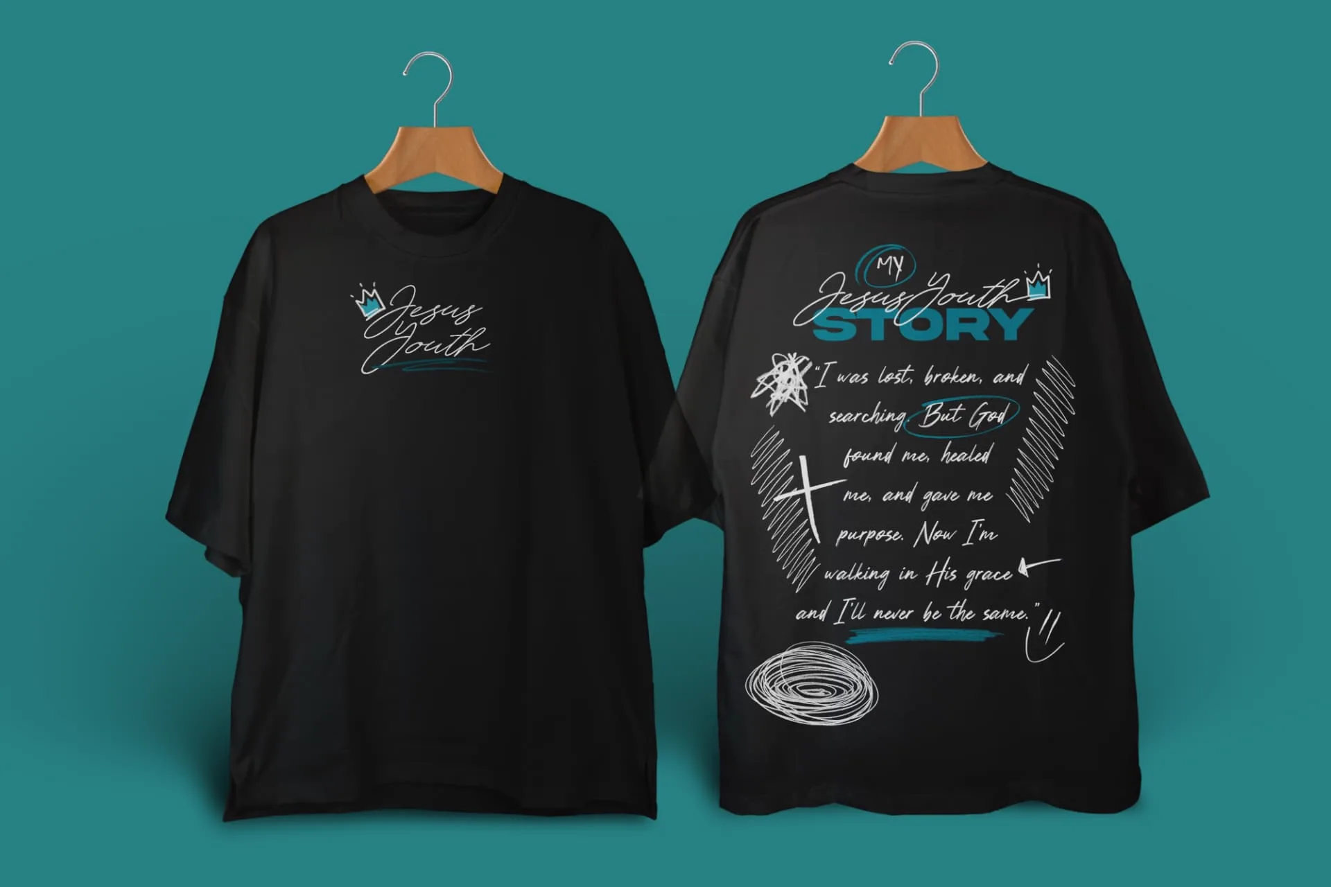 Uncommon 5: The Story — My Jesus Youth Story — tee, black
